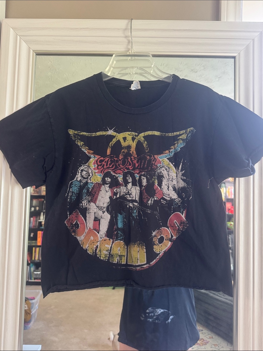Aerosmith Cropped Band Graphic T-Shirt